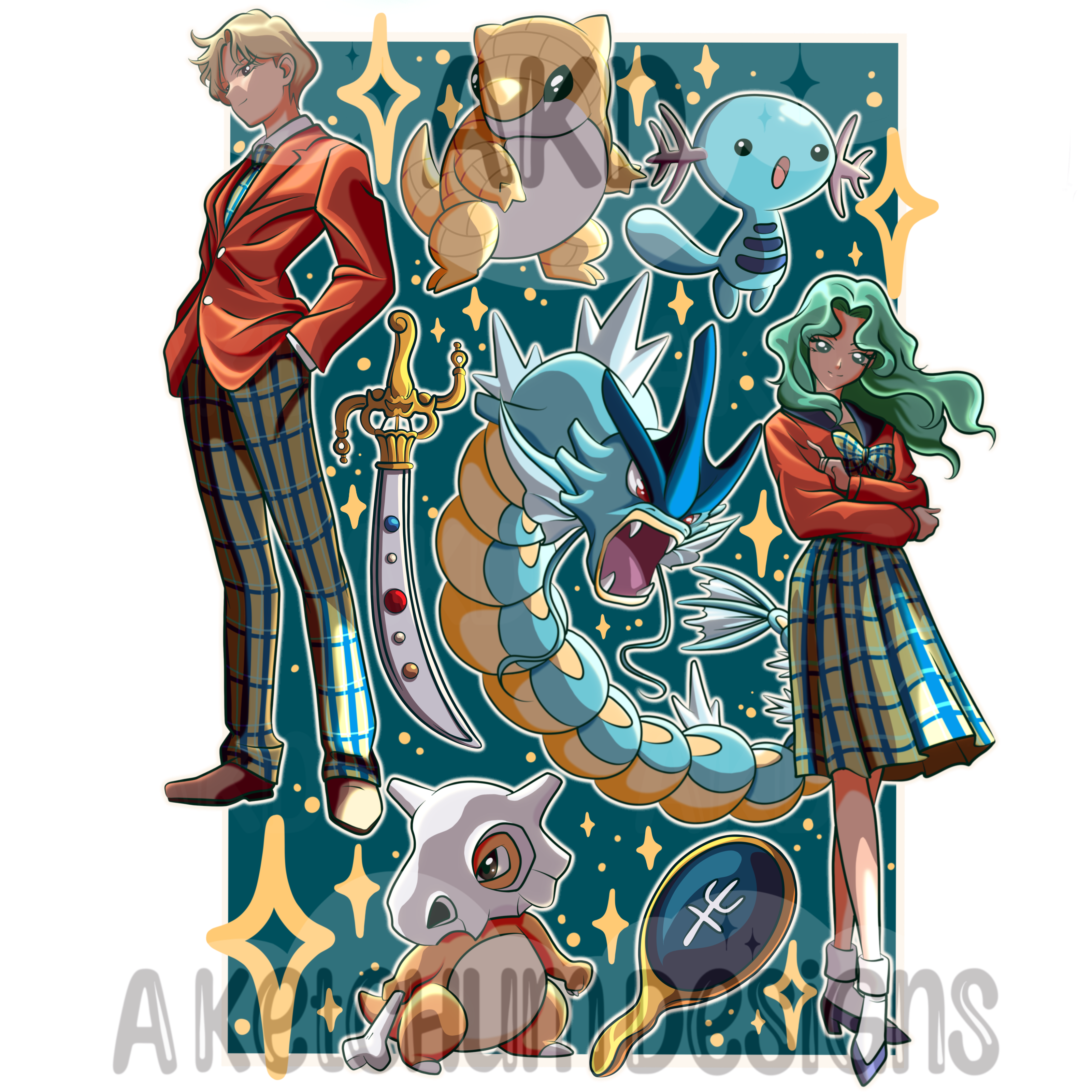 Uranus and Neptune Trainers PNG